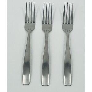 3 Cambridge Madison Salad Forks 8" Stainless Flatware Silverware